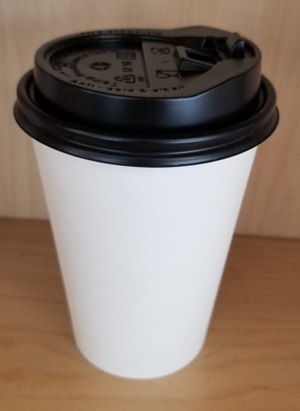 Hot Drink Paper Cups: 16 & 12 Ounces, and Covers