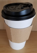 Hot Drink Paper Cups: 16 & 12 Ounces, and Covers