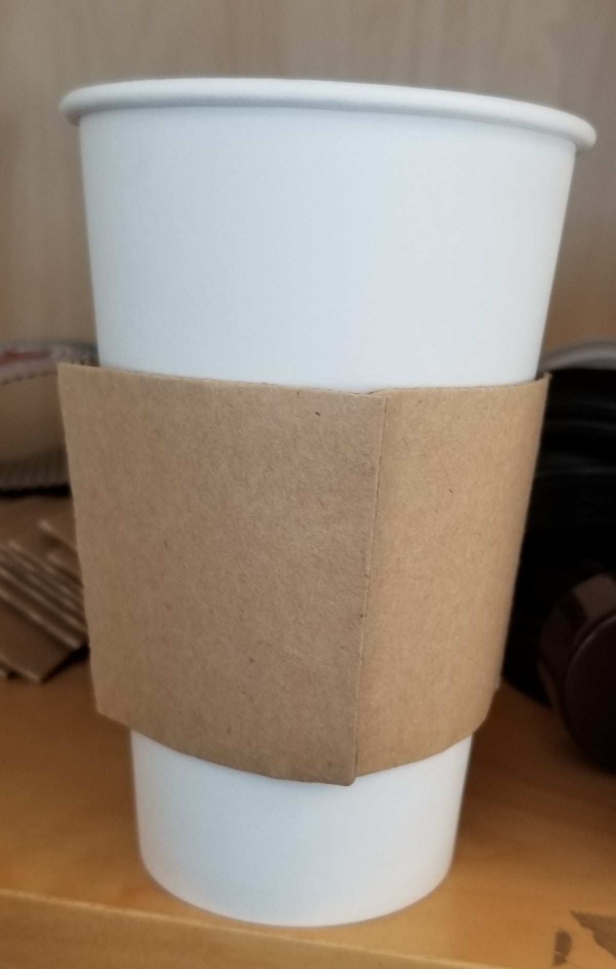 Hot Drink Paper Cups: 16 & 12 Ounces, and Covers